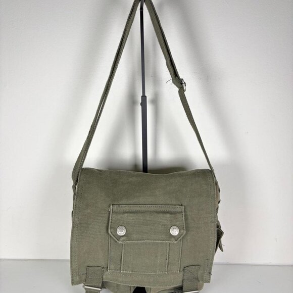 Handbags - 2000s Casual Streetwear Canvas Messenger Bag